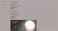Desktop Screenshot of jakobmattner.com